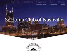 Tablet Screenshot of nashvillesertomaclub.org